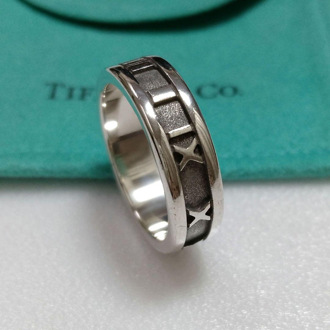 TIFFANY ティファニー アトラス リングシルバー 19号 ティファニー リング オープンアトラス シルバー 925 メンズ 約19号
