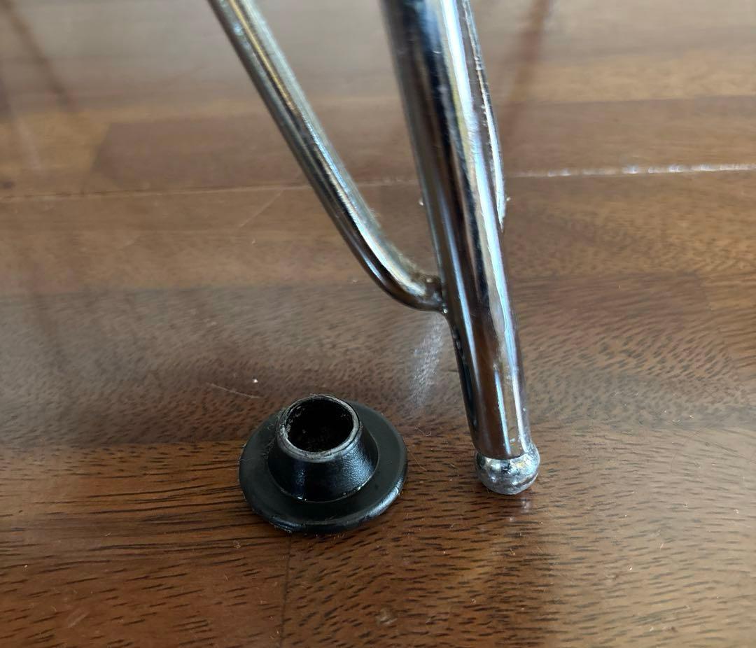 シェルチェア DKR ワイヤーチェア シートパッド付ブラック ミッド