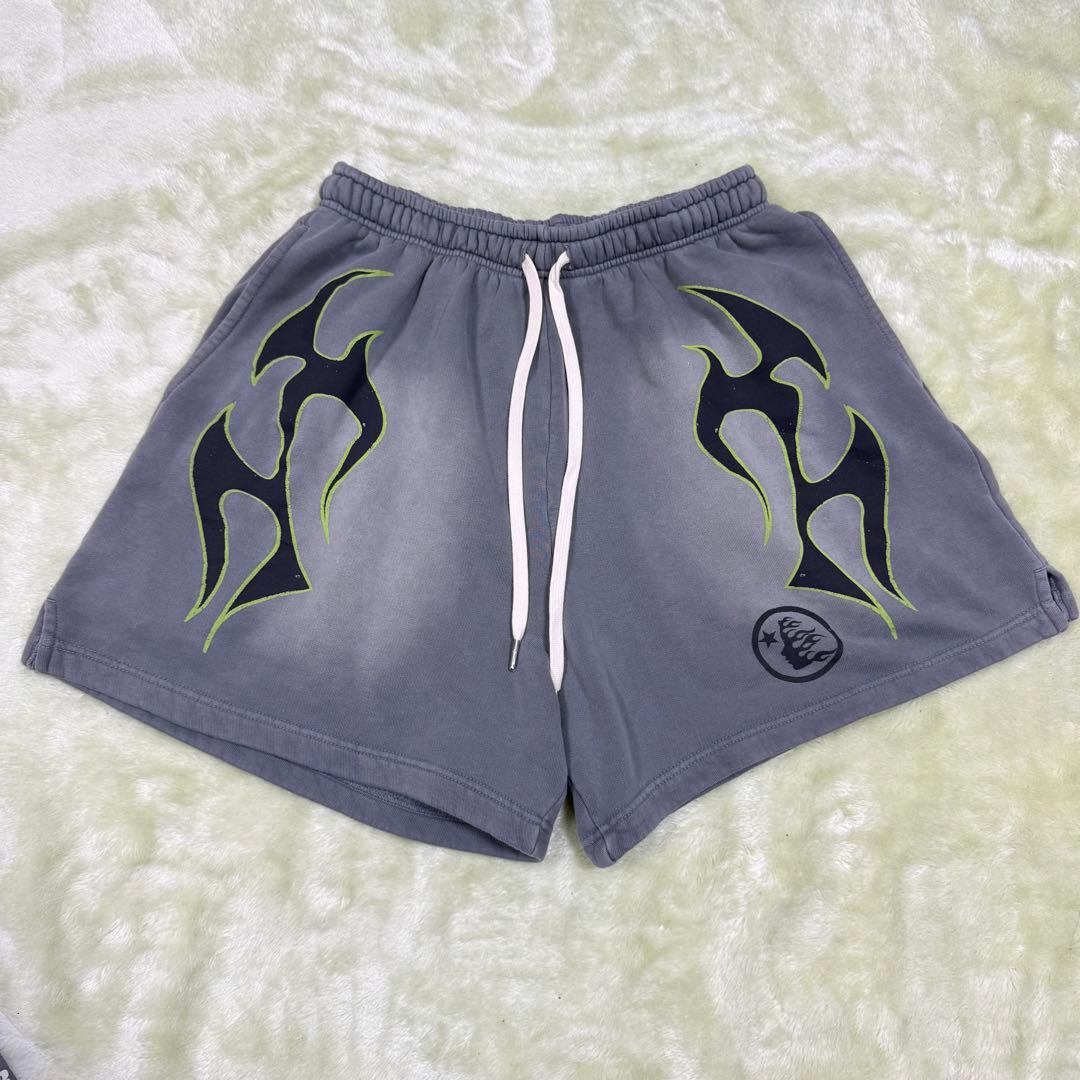 Hellstar Flamd Shorts ヘルスター ハーフパンツ - メルカリ