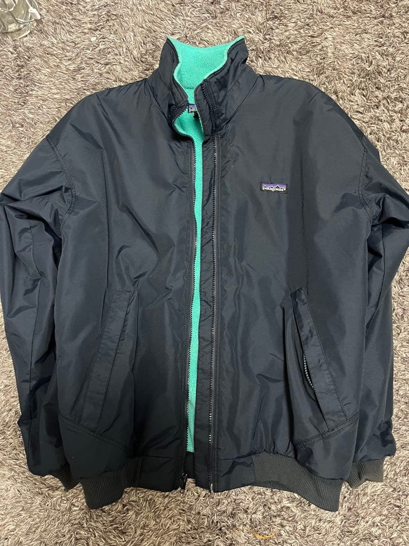 80s USA製 Patagonia シェルドシンチラ ブラック 黒 Lサイズ - メルカリ