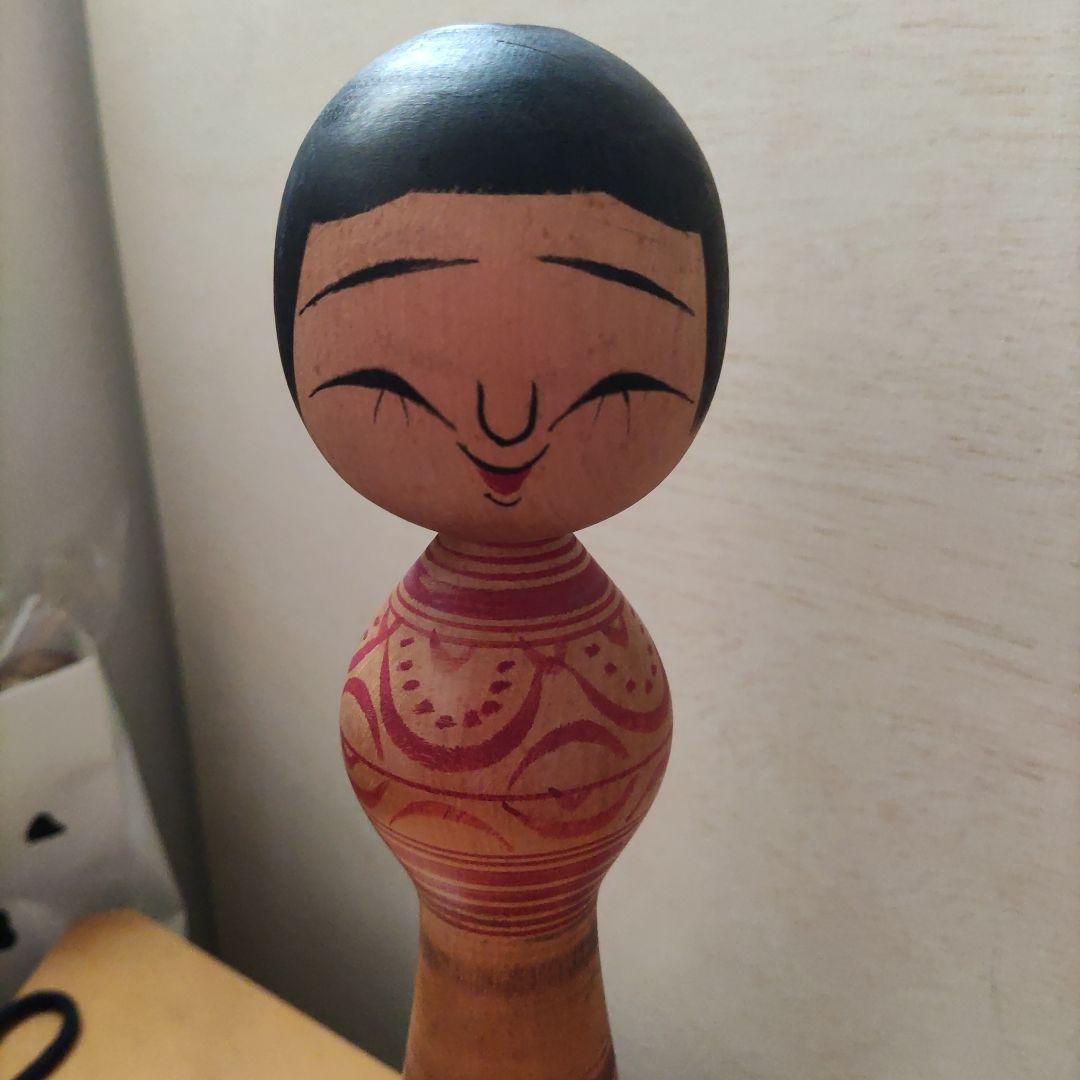 貴重　津軽系　温湯こけし　盛　秀太郎　作 盛秀太郎・木形師居士・津軽系こけし・伝統工芸・No.231019-11・梱包