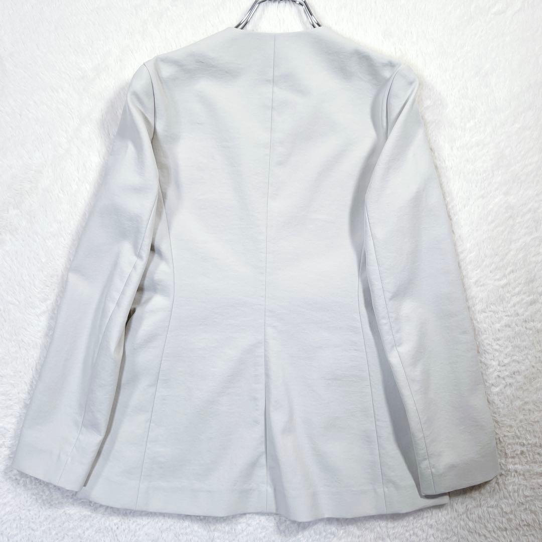 23SS✨セオリー パンツスーツ ストレッチノーカラージャケット ライト