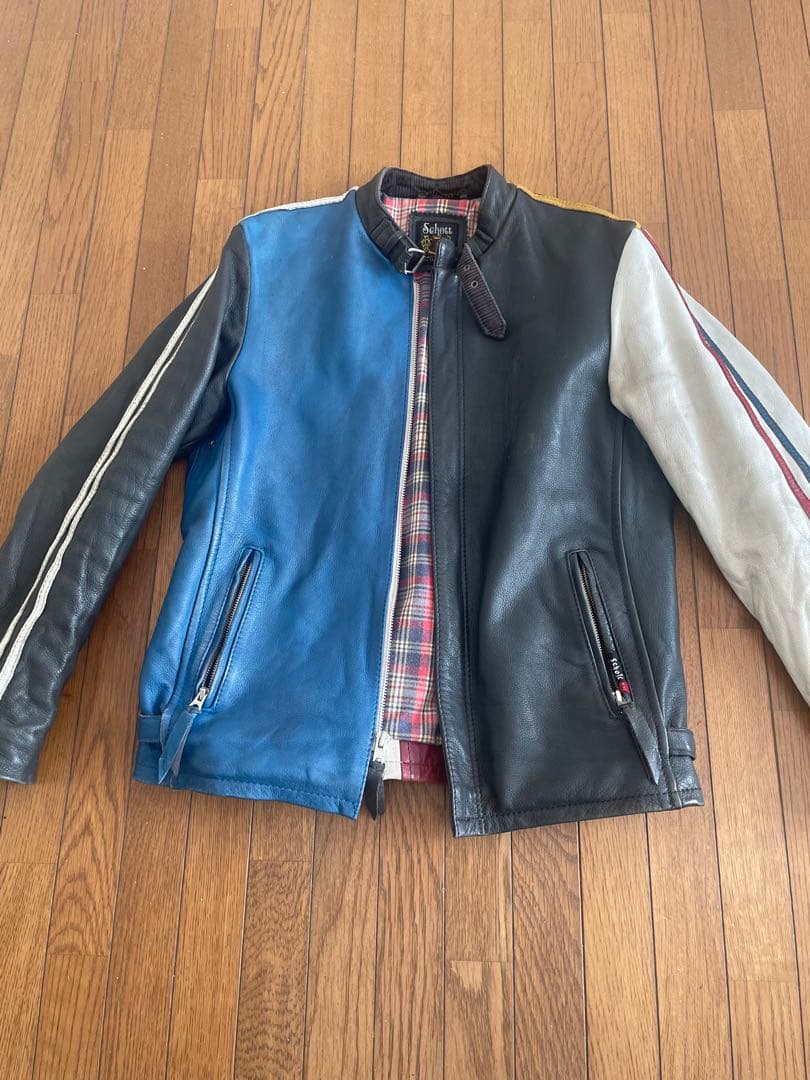 schottシングルライダース クラッシックレザー L Schott N.Y.C（ショット） 革ジャン ライダース SCHOTT-70S SINGLE