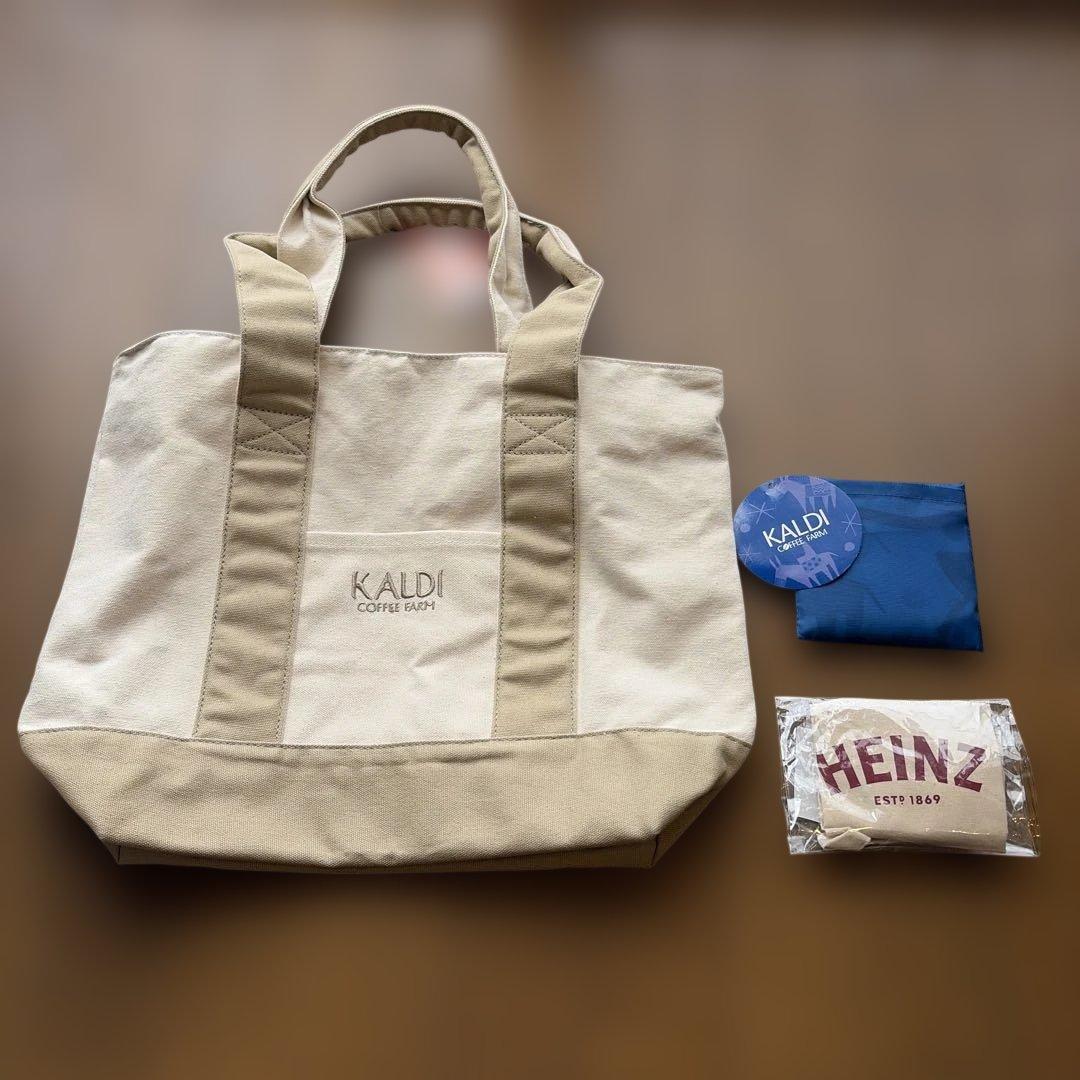 KALDI エコバッグ（福袋2024）&ハインツコットンミニバッグ - メルカリ