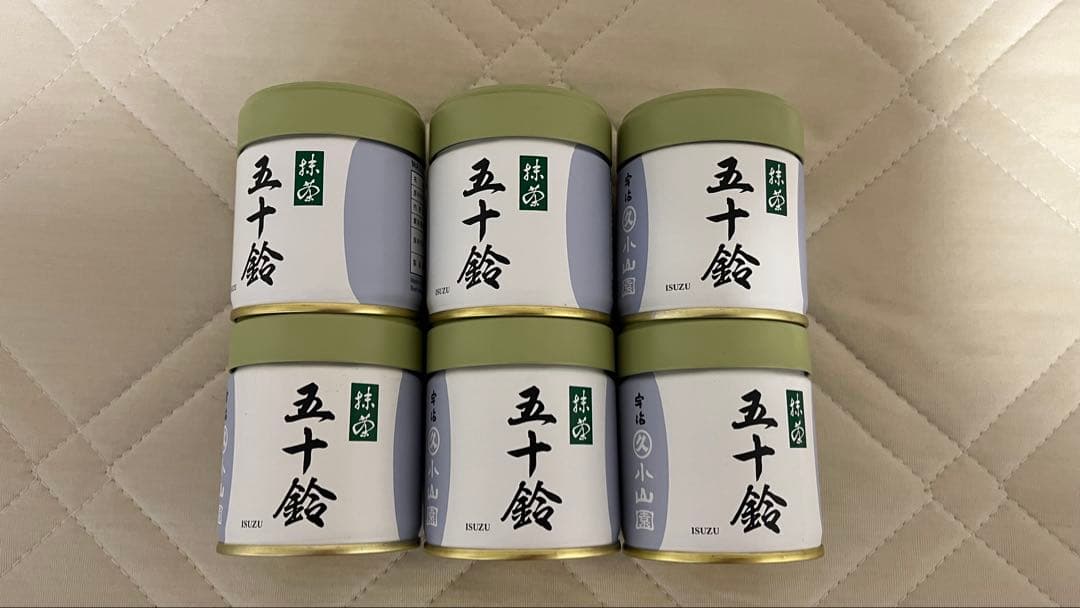丸久小山園 抹茶 五十鈴 40g 6個 抹茶 宇治 丸久小山園 五十鈴 40g 缶詰（いすず） 薄茶 茶道 京都府産