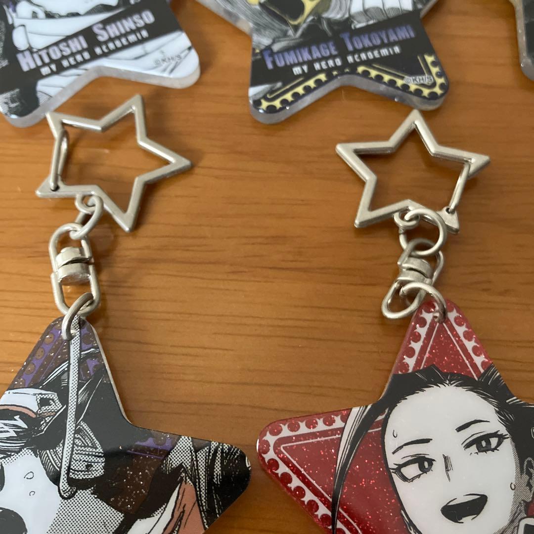 ヒロアカ 青山くんの皆きらめけラメキーホルダー 爆豪 緑谷 轟 物間 心