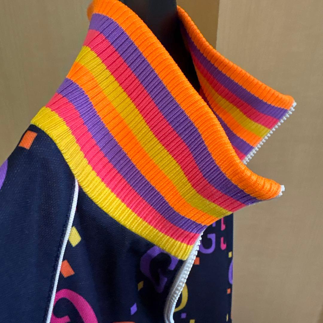 GUCCI テクニカルジャージ ジャンボGG 総柄ジップジャケット