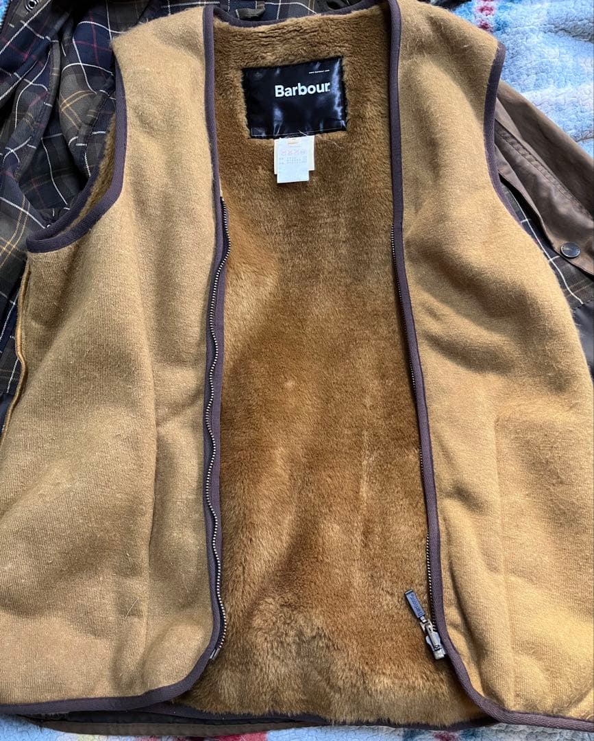 2000年製 英国製 バブアー クラシックビデイル 36 バーク（ライナー付