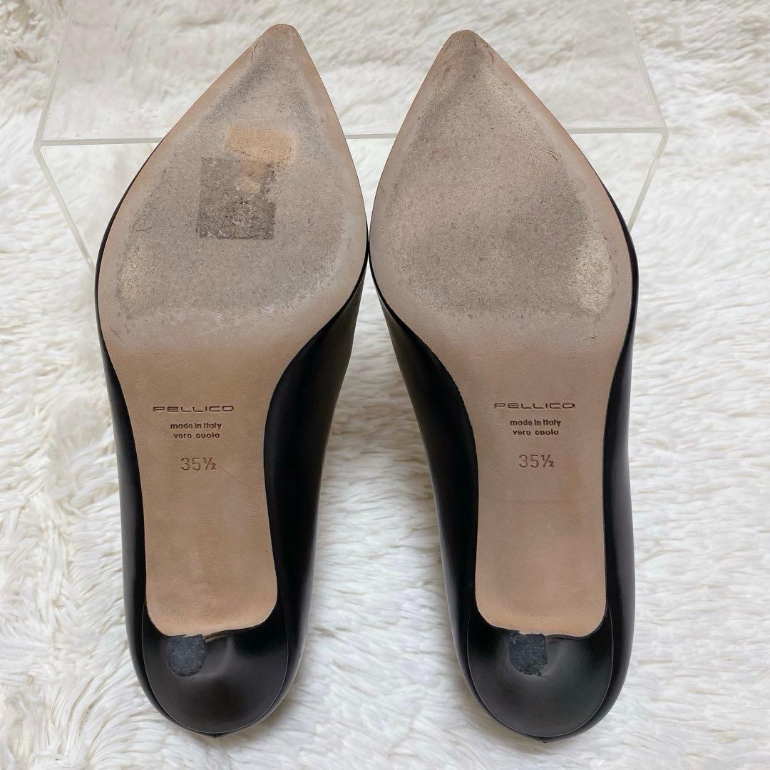 美品✨ペリーコ PELLICO ANIMA スムース　パンプス　6.5cm