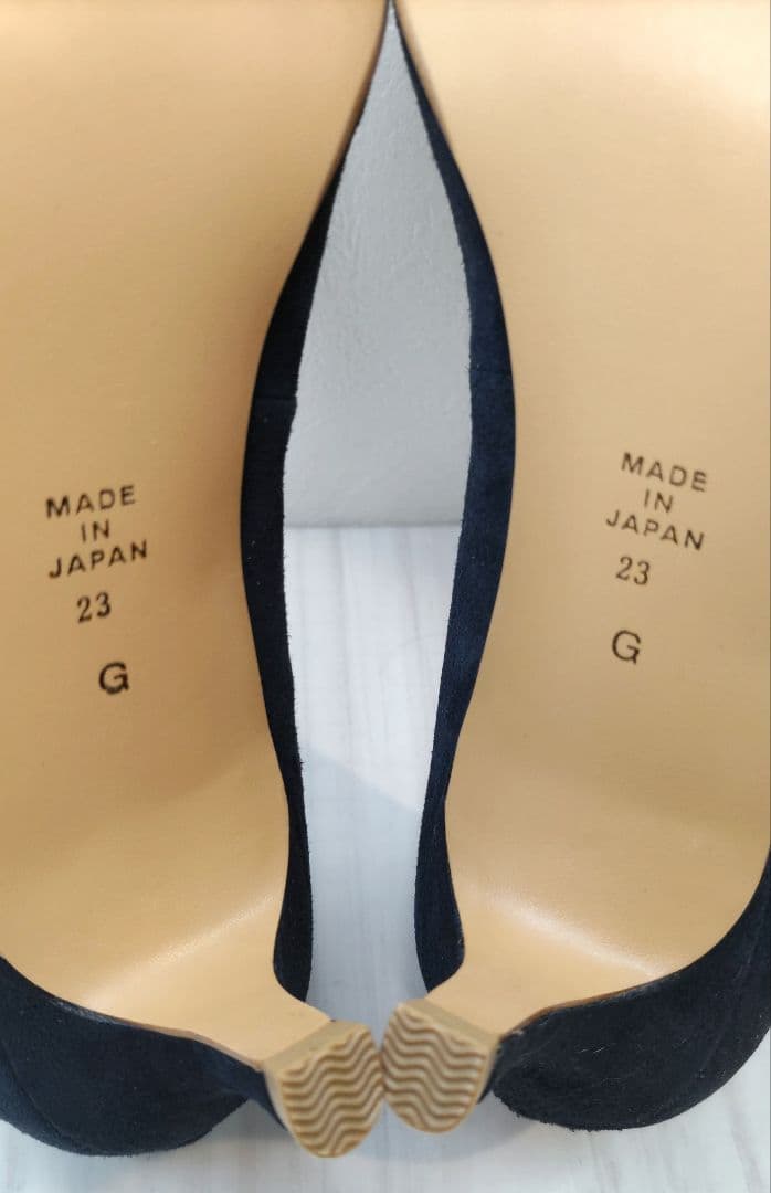 試し履き程度】ダイアナ 23.0㎝ パンプス ネイビー レース パーティ