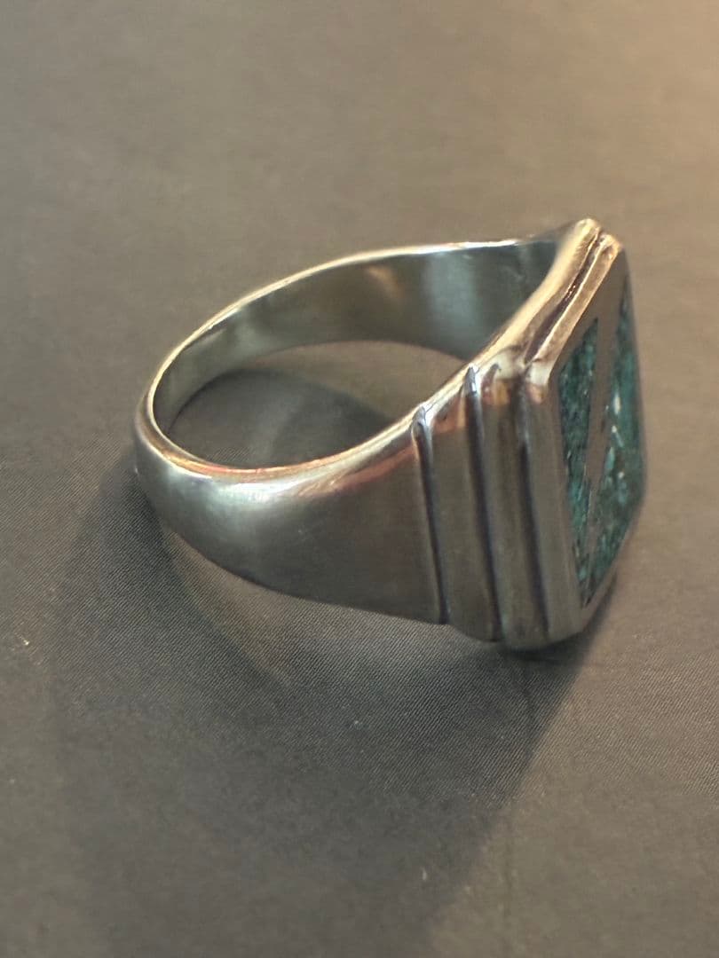 希少】一点物 ゴローズ ターコイズ サンダーリング 15号 オールド OLD