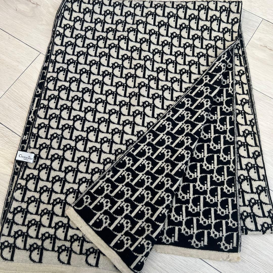 Christian Dior マフラー トロッター柄 ディオール オブリーク - メルカリ