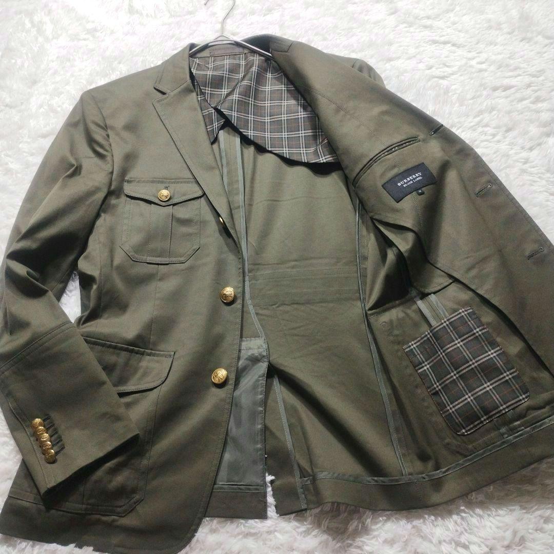 美品✨バーバリーブラックレーベル ジャケット 金ボタン ノバチェック
