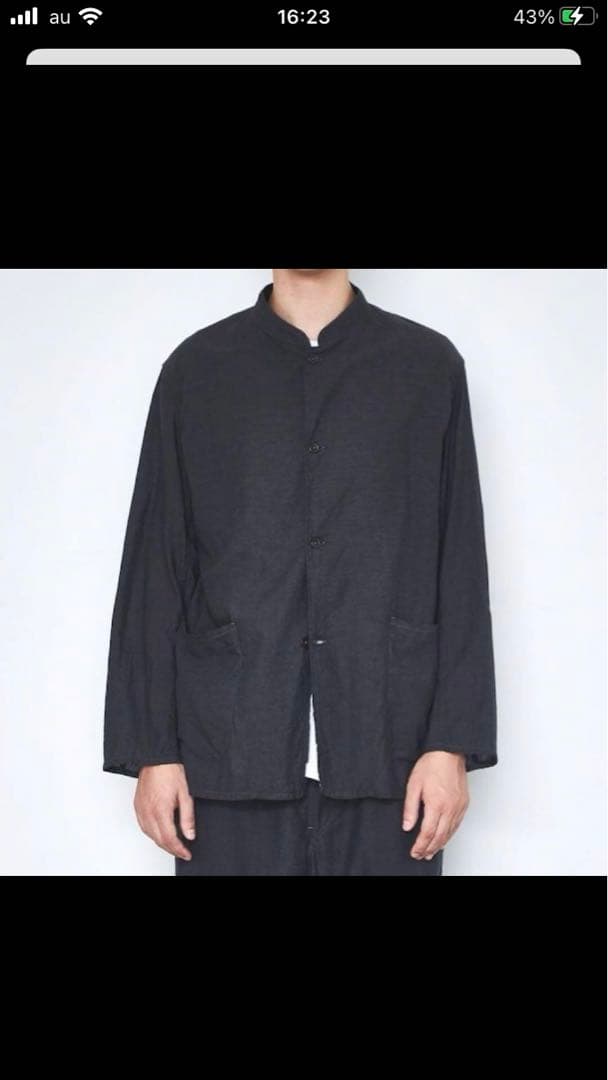 コモリ18SS ベタシャンスタンドカラージャケット - メルカリ