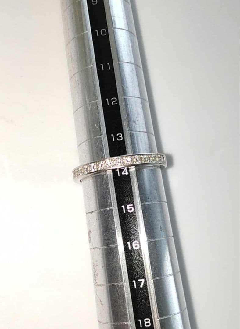 ヴァンドーム 14号 0.3ct ダイヤ エタニティ リング Pt900