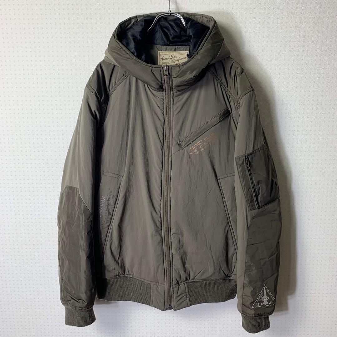 AVIREX ボンバージャケット MA-1 フライトジャケット リフレクトロゴ AVIREX（アヴィレックス） 良品 MA-1 リフレクト ステンシル