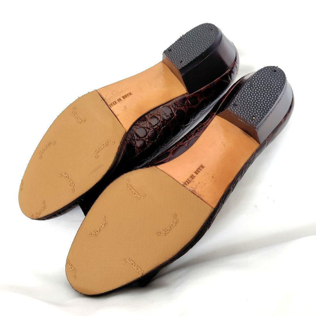 ✨️腕利き職人リペア済✨️極美品❤箱付【フェラガモ】ヴァラ クロコ