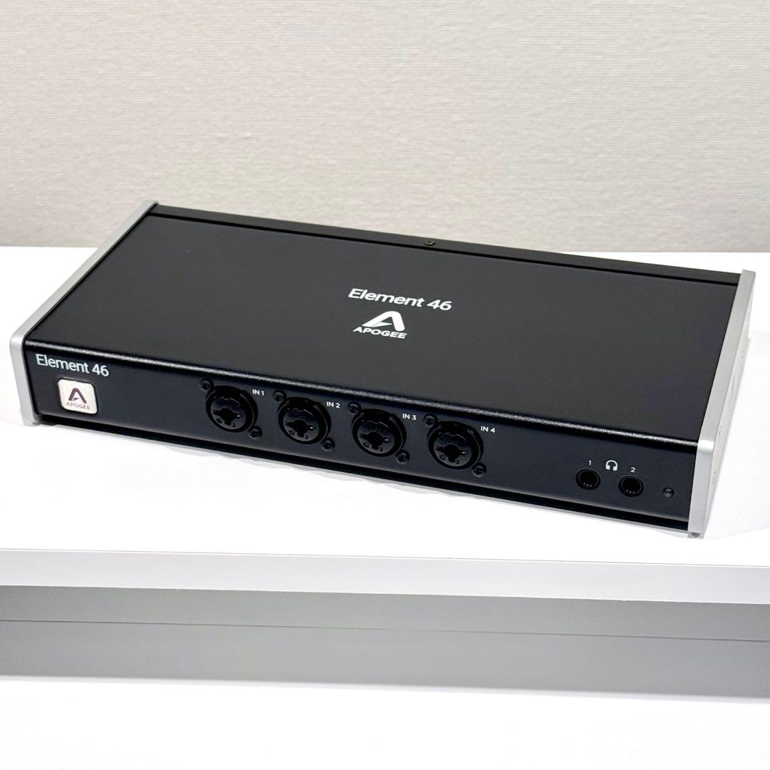 美品Apogee Element 46/純正Thunderboltケーブルセット Apogee Element 46 - 12x14 Thunderbolt Audio Interface for Mac