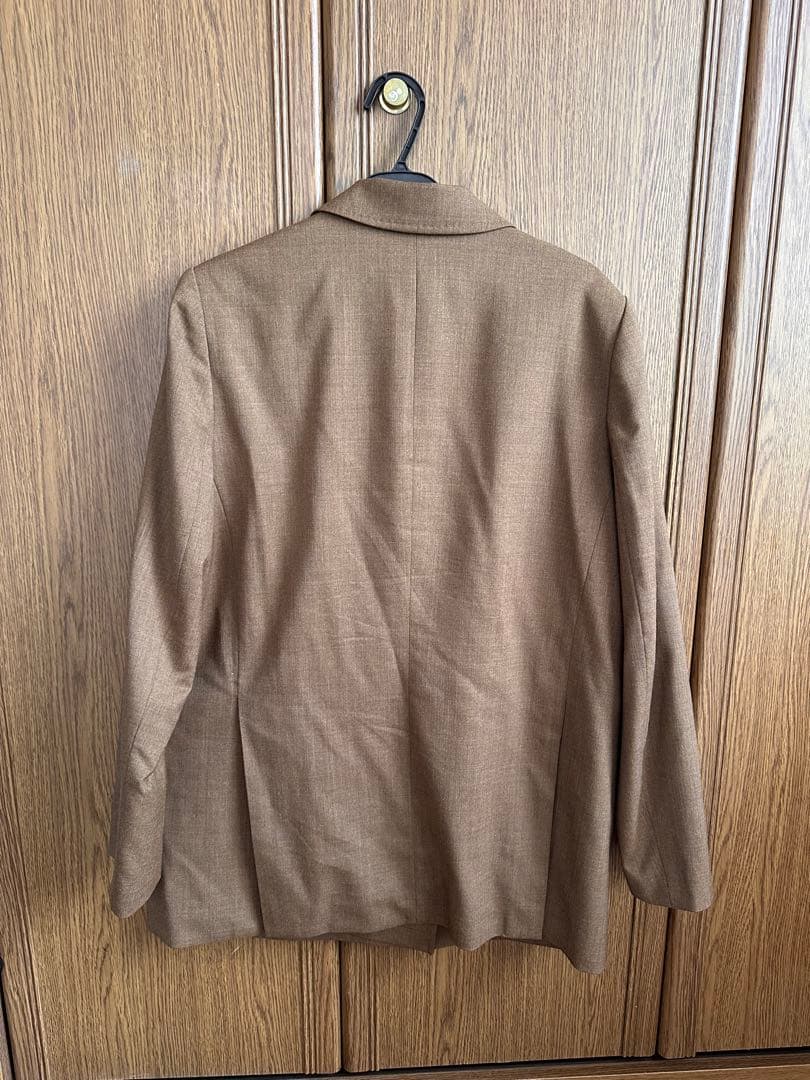 EMOELLE】ベルテッドジャケットとスラックスパンツセットアップ - メルカリ