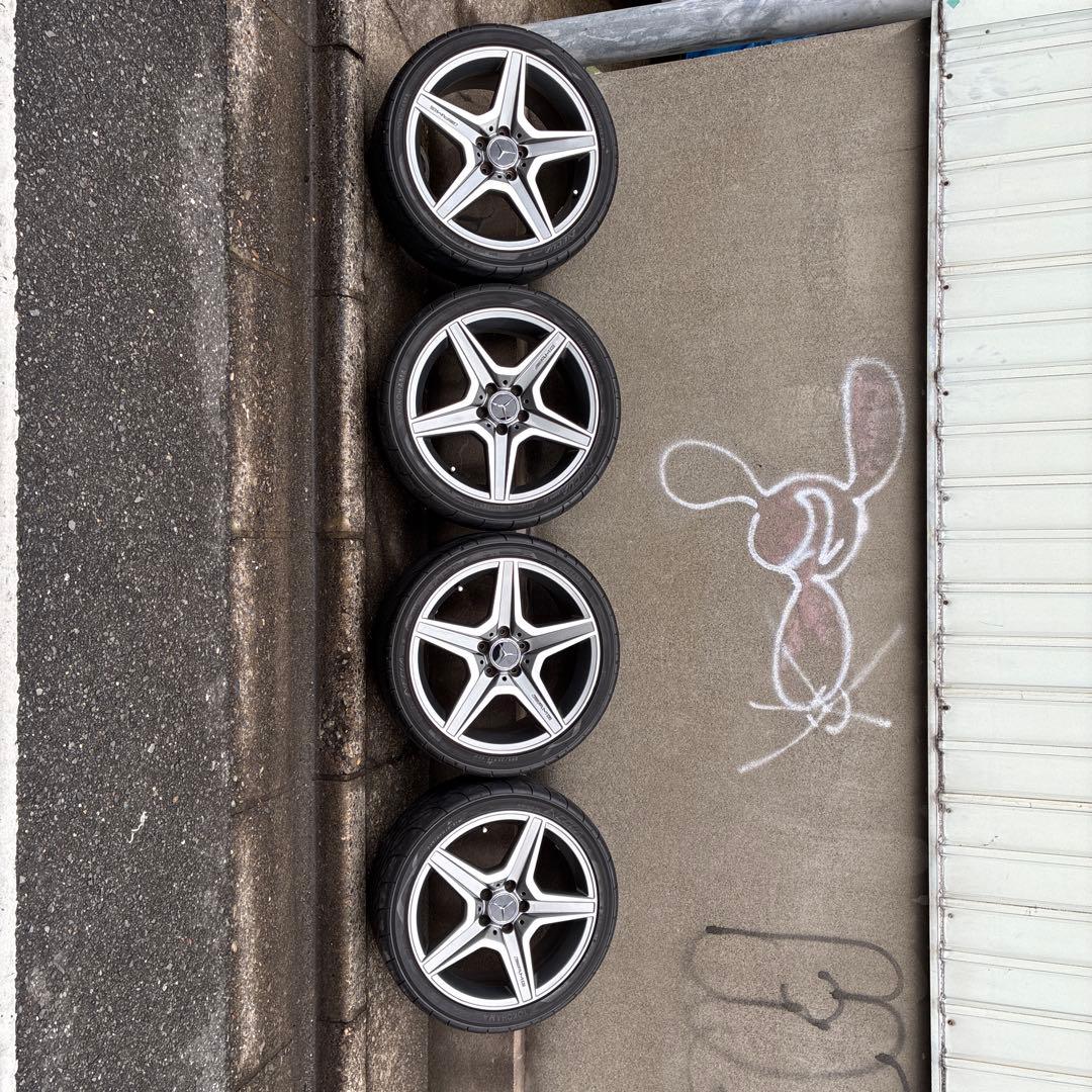 C63 AMG 純正ホイール 19 x 8.5 Mercedes C63 2015 2016 2017 2018 2019 Factory OEM Front