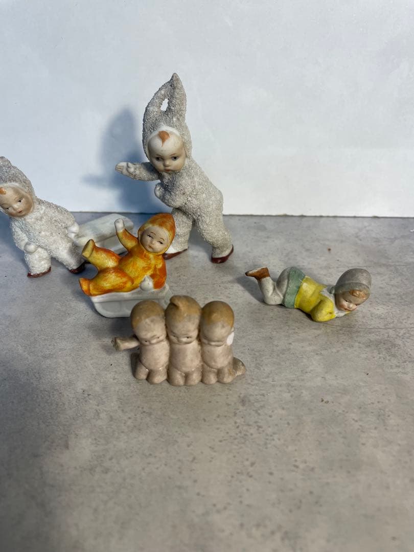 アンティーク Germany スノーベイビー 雪の子人形 1930 ビスクドール snow baby スノーベイビー ドイツ アンティークストリュフ 20251204