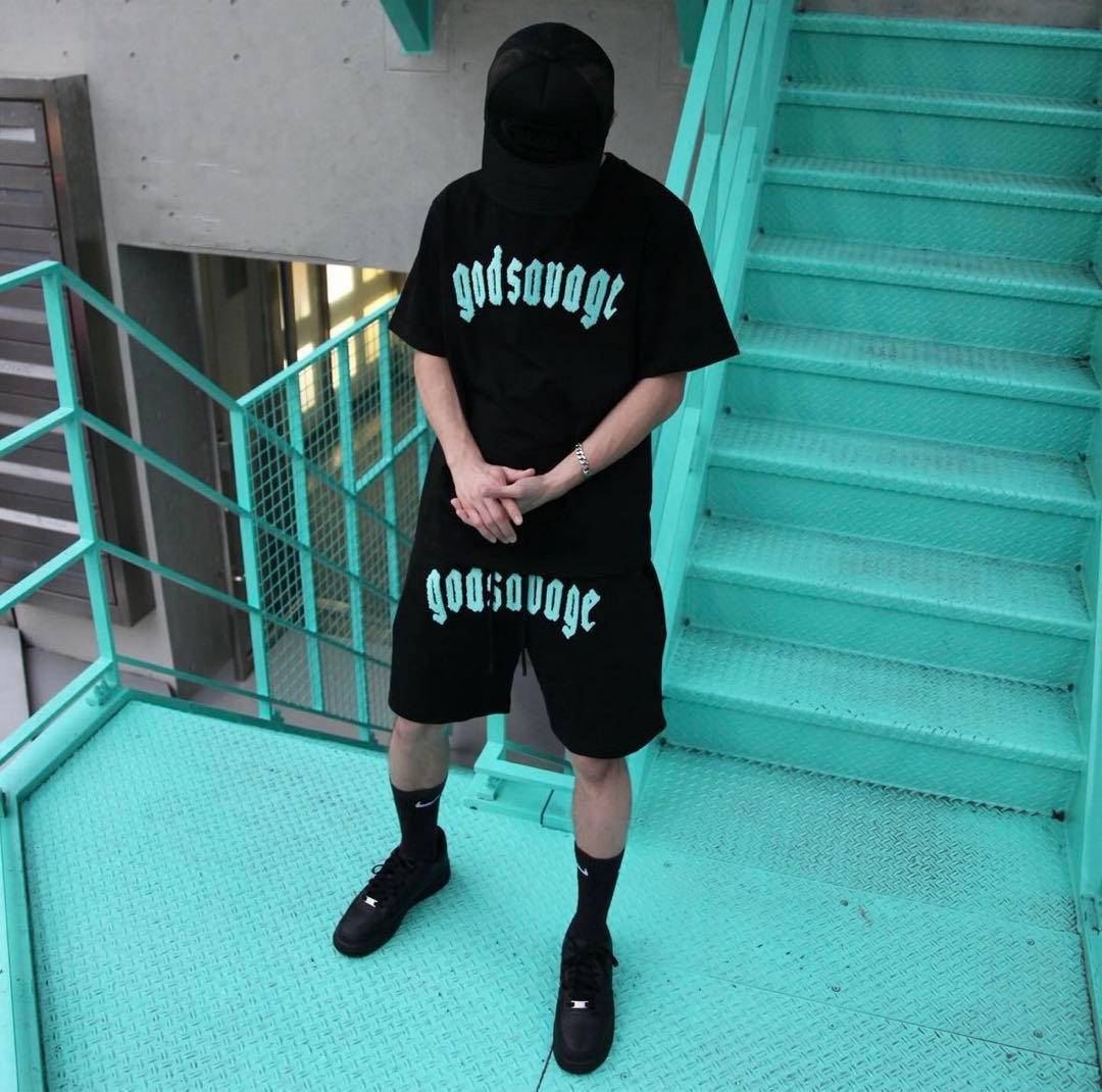 godsavage ゴットサベージ 黒ミント セットアップ uk drll - メルカリ