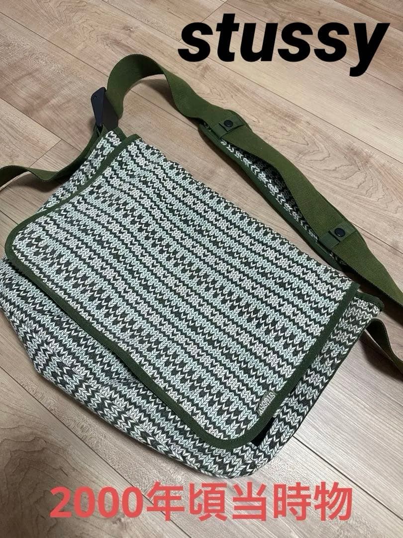 【希少】stussy ステューシー ショルダーバッグ 2000年頃 当時物 希少】stussy ステューシー ショルダーバッグ 2000年頃 当時物