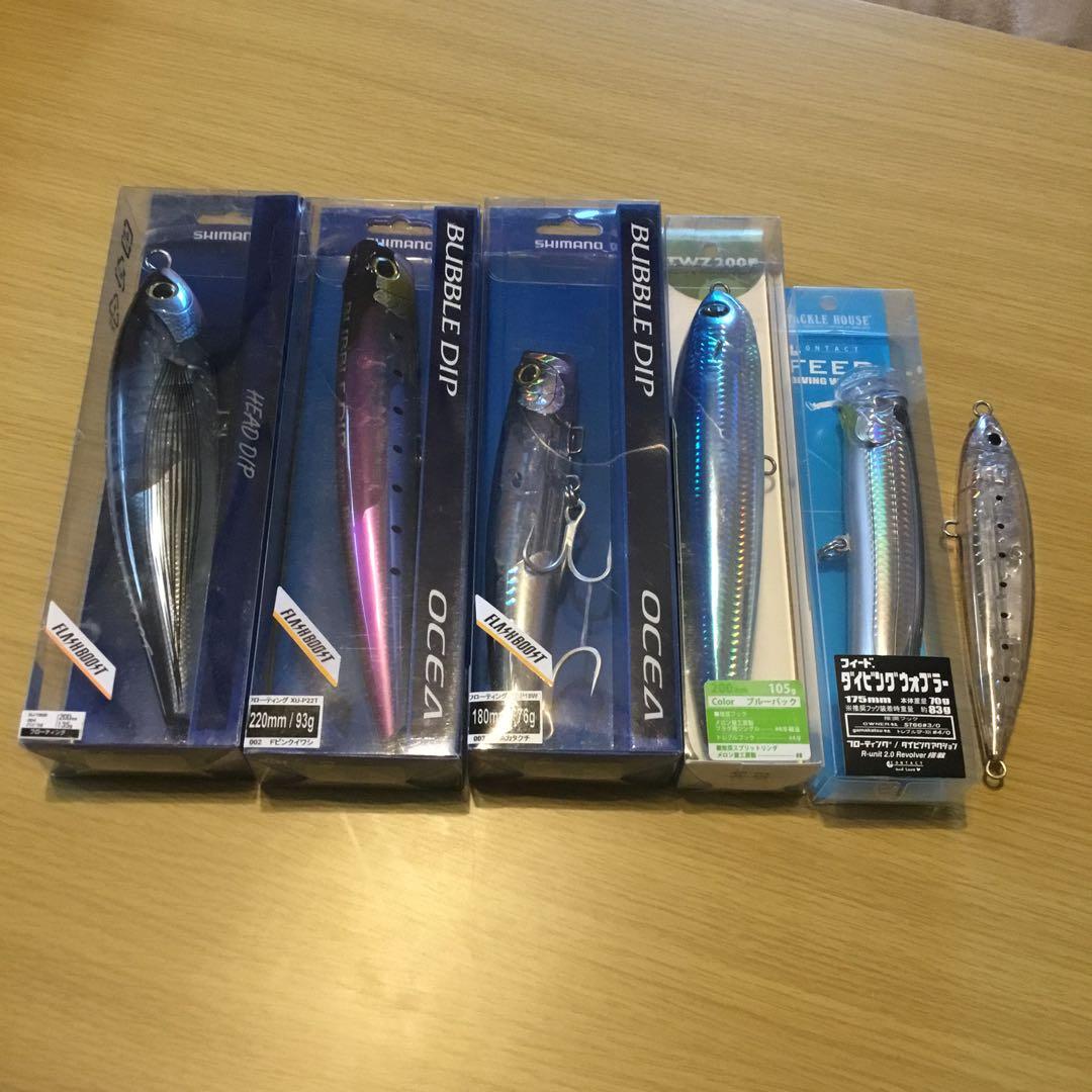 シマノ　ルアー　5本セット+おまけ付き シマノ シーバスルアー XM-X12V SHIMANO×海洋堂 藤五郎鰯129F 005 T