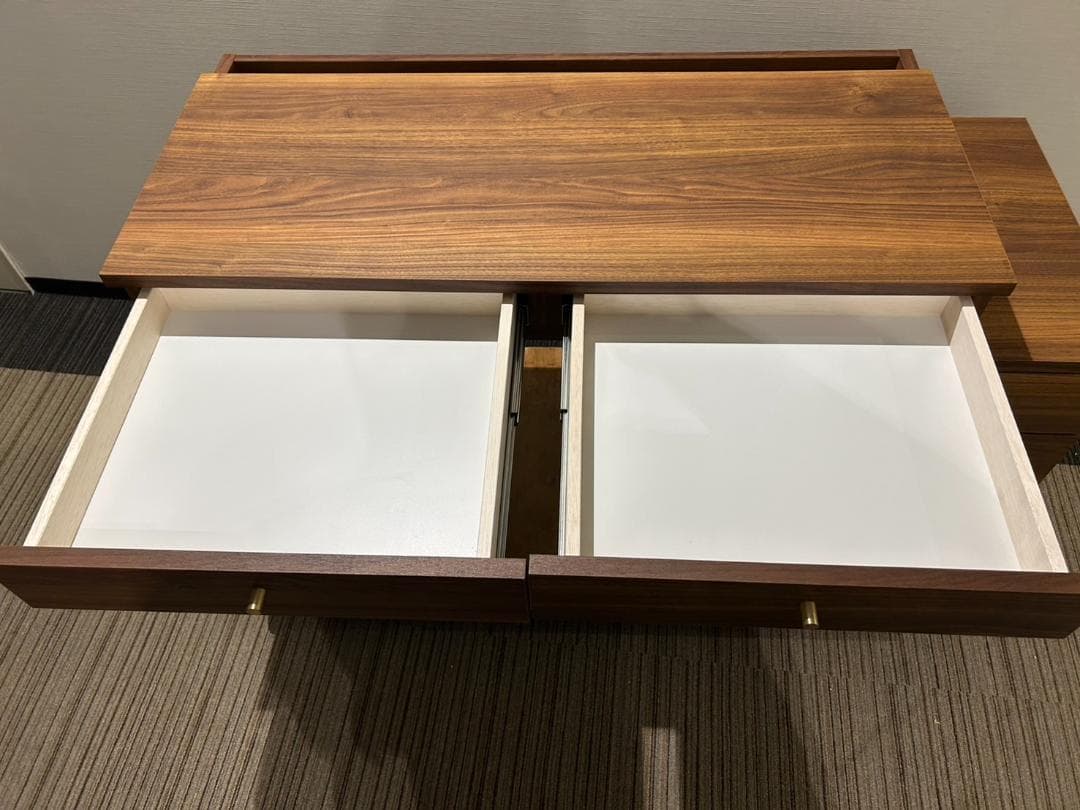 りんご様専用】展示品・未使用品 サイドチェスト付きドレッサーデスク