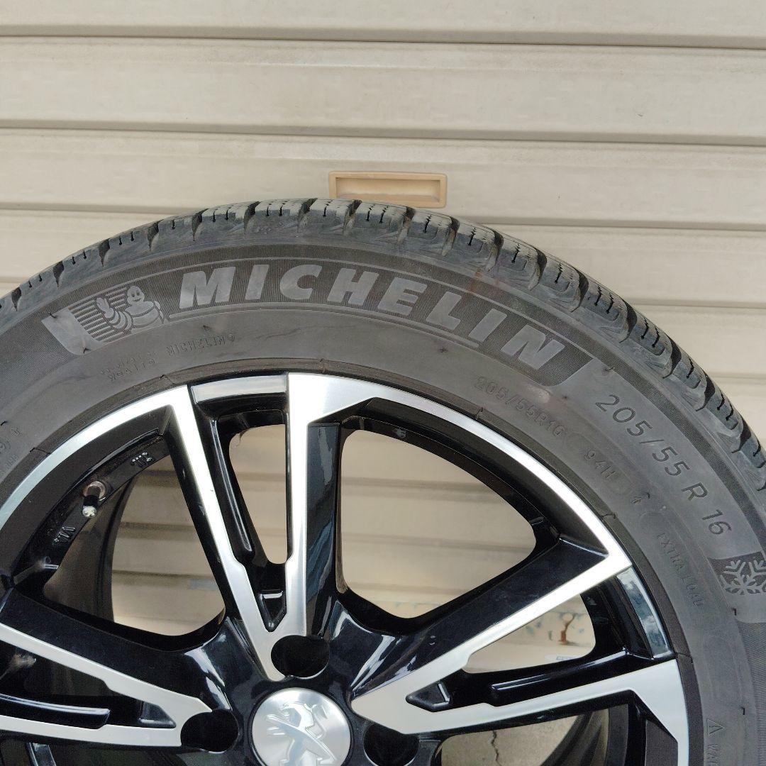 プジョー2008用ホイール＋ミシュランスタッドレス 205/55 R16前2本