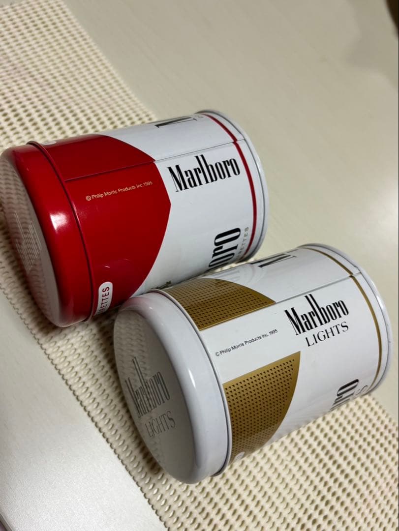 marlboro マルボロ 缶 灰皿 - メルカリ