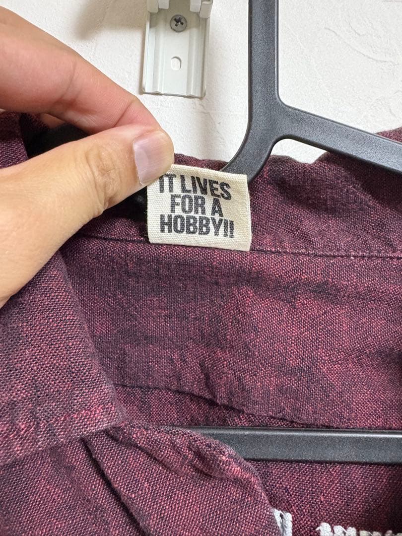 サムライ倶楽部（SAMURAI CLUB） グアテマラシャツ バーガンディ