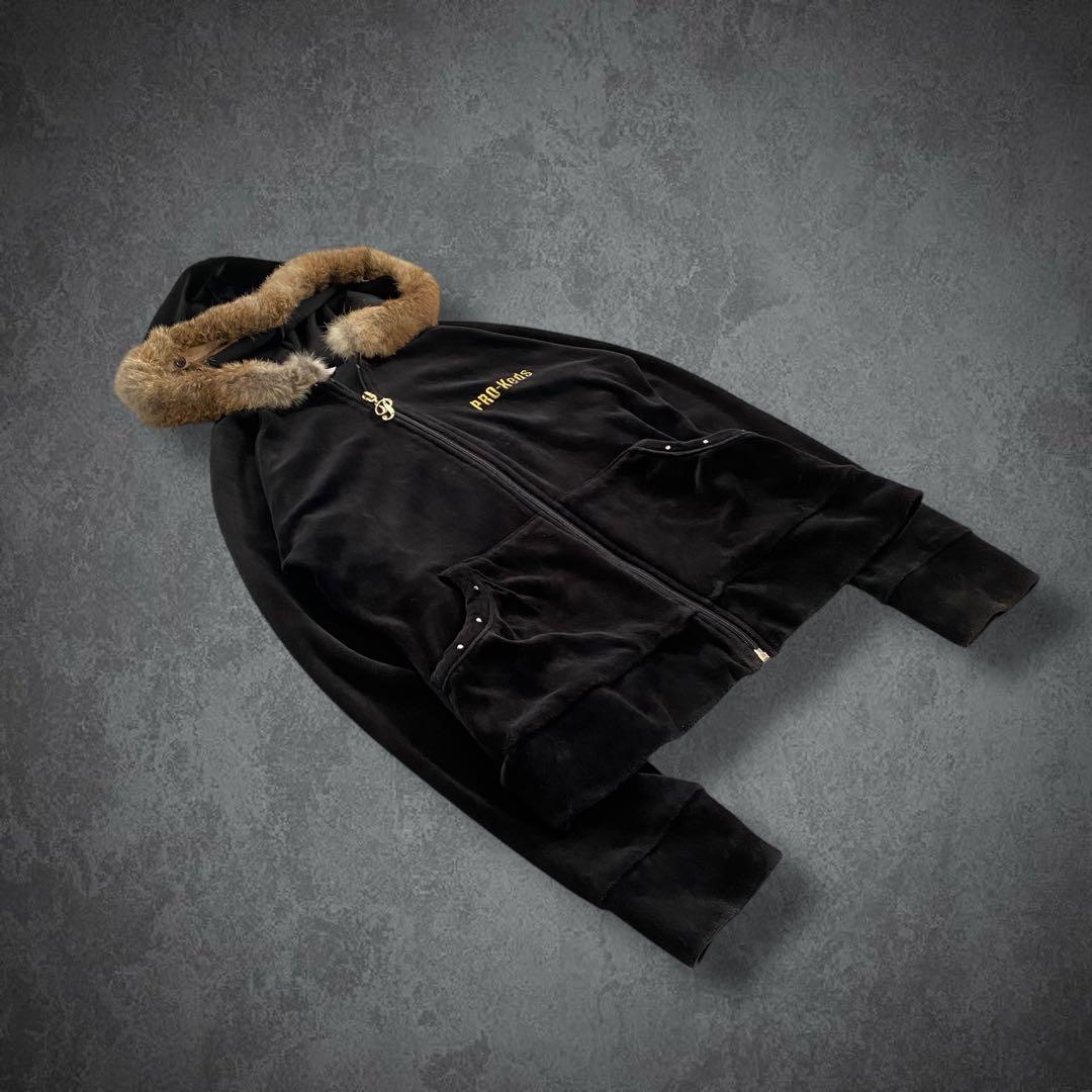 00s y2k ベロア ファー パーカー 平成ギャル グランジ パンク - メルカリ