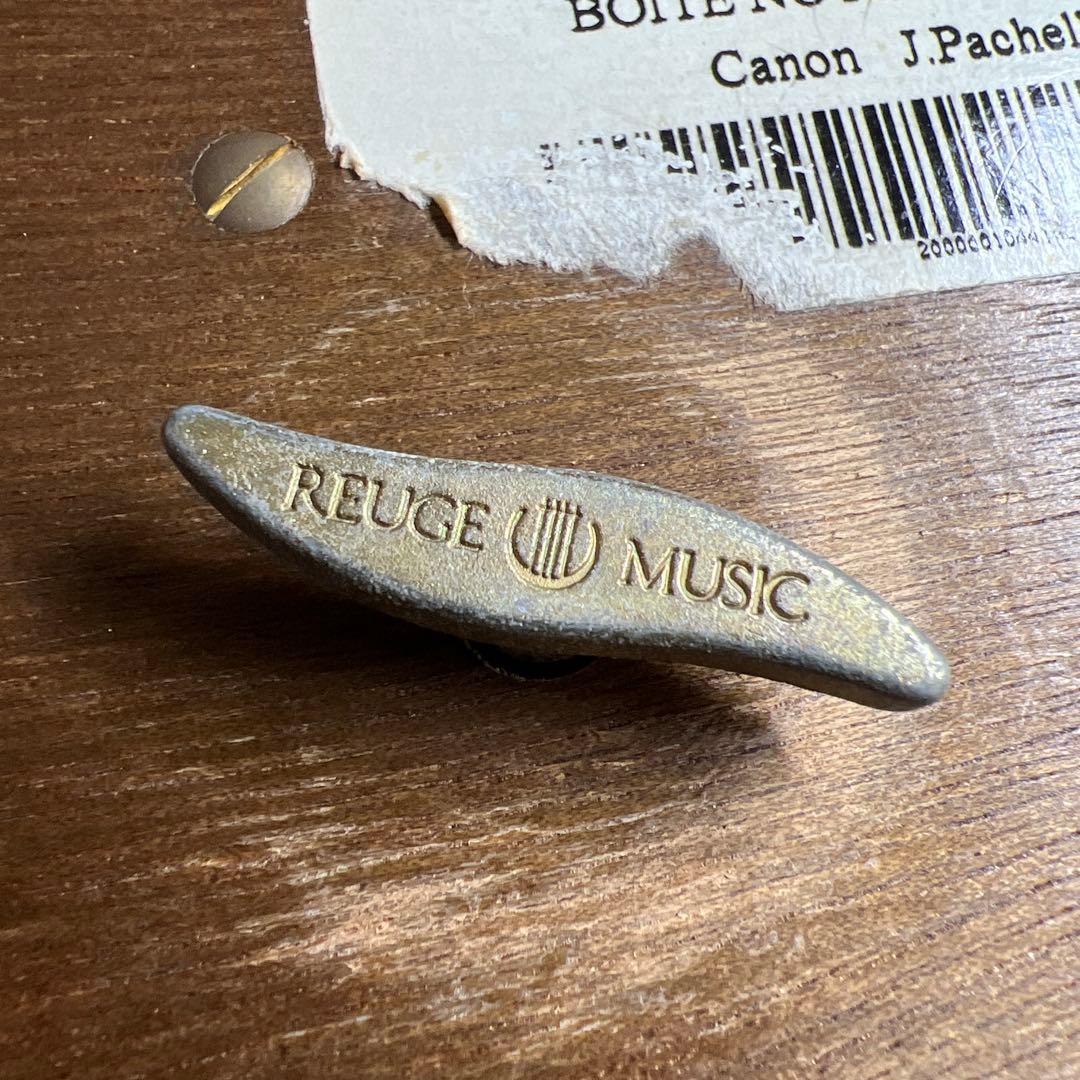 リュージュ　シリンダー式オルゴール1曲36弁　共箱　東Y7-1211☆1Fトヒト