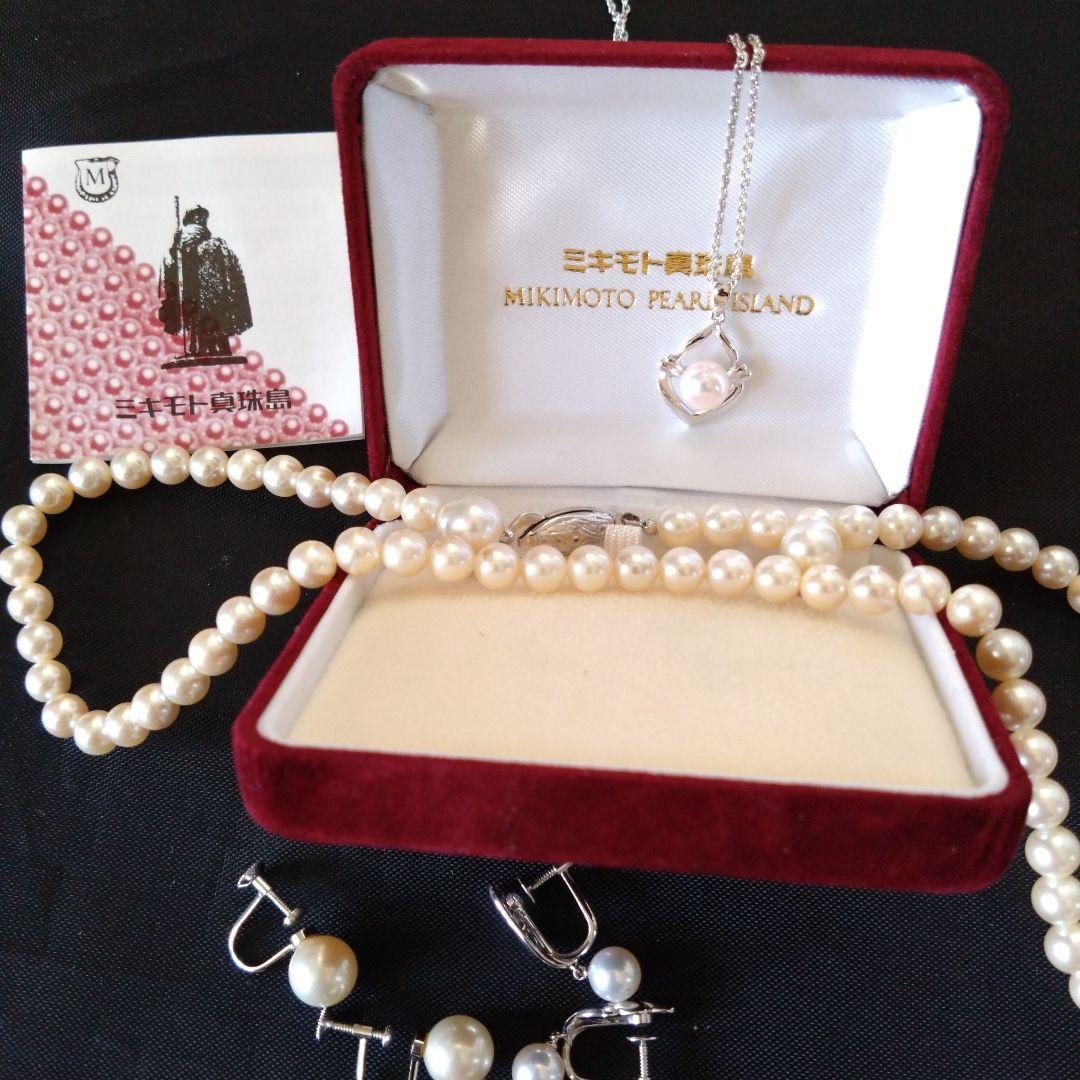 ミキモト真珠島シルバーネックレスその他 - メルカリ