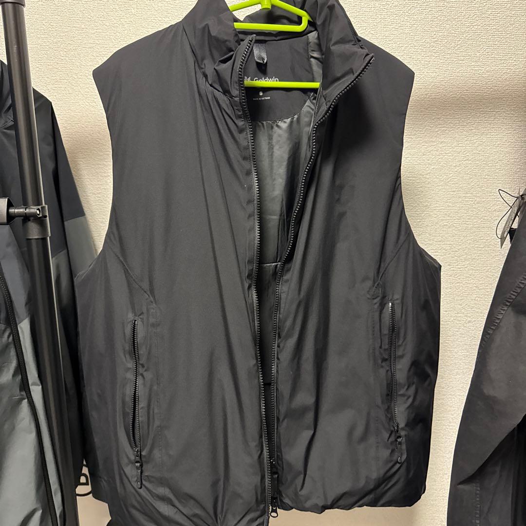トップス Goldwin GORE-TEX puffy Mil Vest GL23344 Goldwin ゴールドウイン ゴールドウィン ウインドストッパー バイ