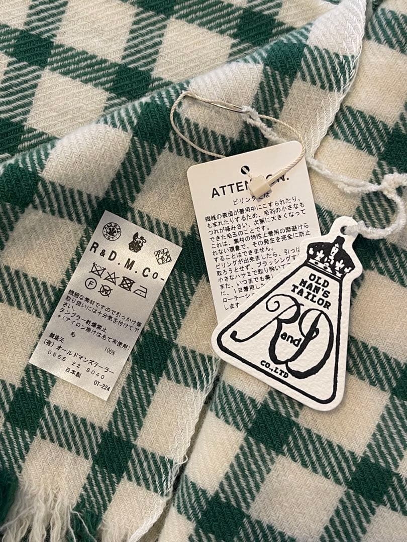 ス*)様 新品未使用　 R & D.M.Co- オールドマンズテーラー ブランケ