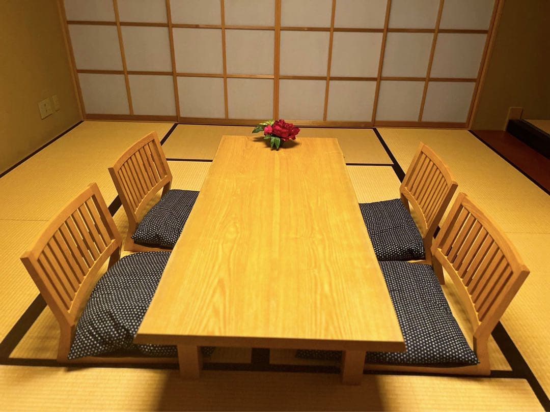 20万無垢材 モダン和室タモ材　フルオーダー　座卓※2月末奈良引き取り希望 20万無垢材 モダン和室タモ材 フルオーダー 座卓※2月末奈良引き取り