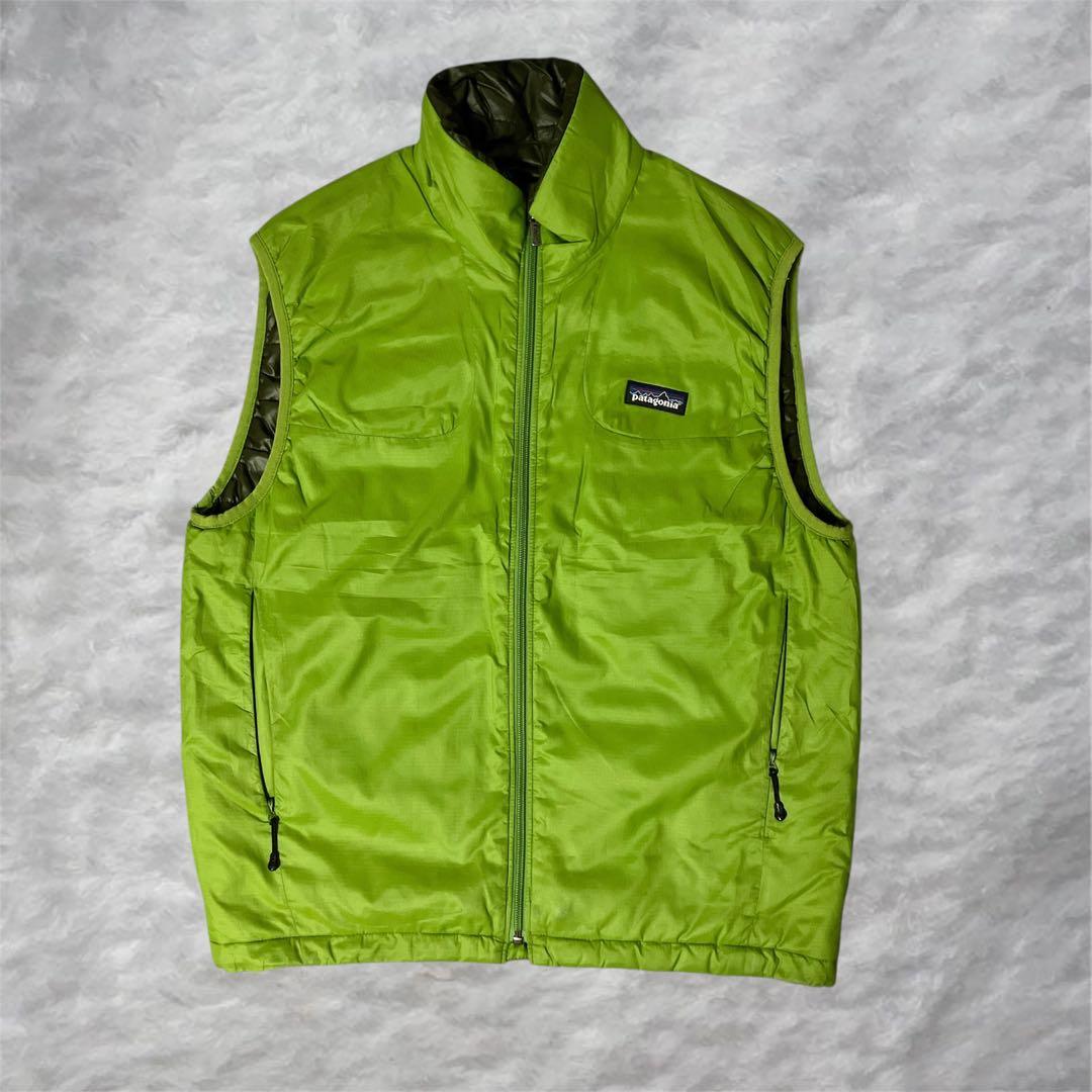 名作】Patagonia パフボールベスト ゲッコーグリーン アシッド 00s