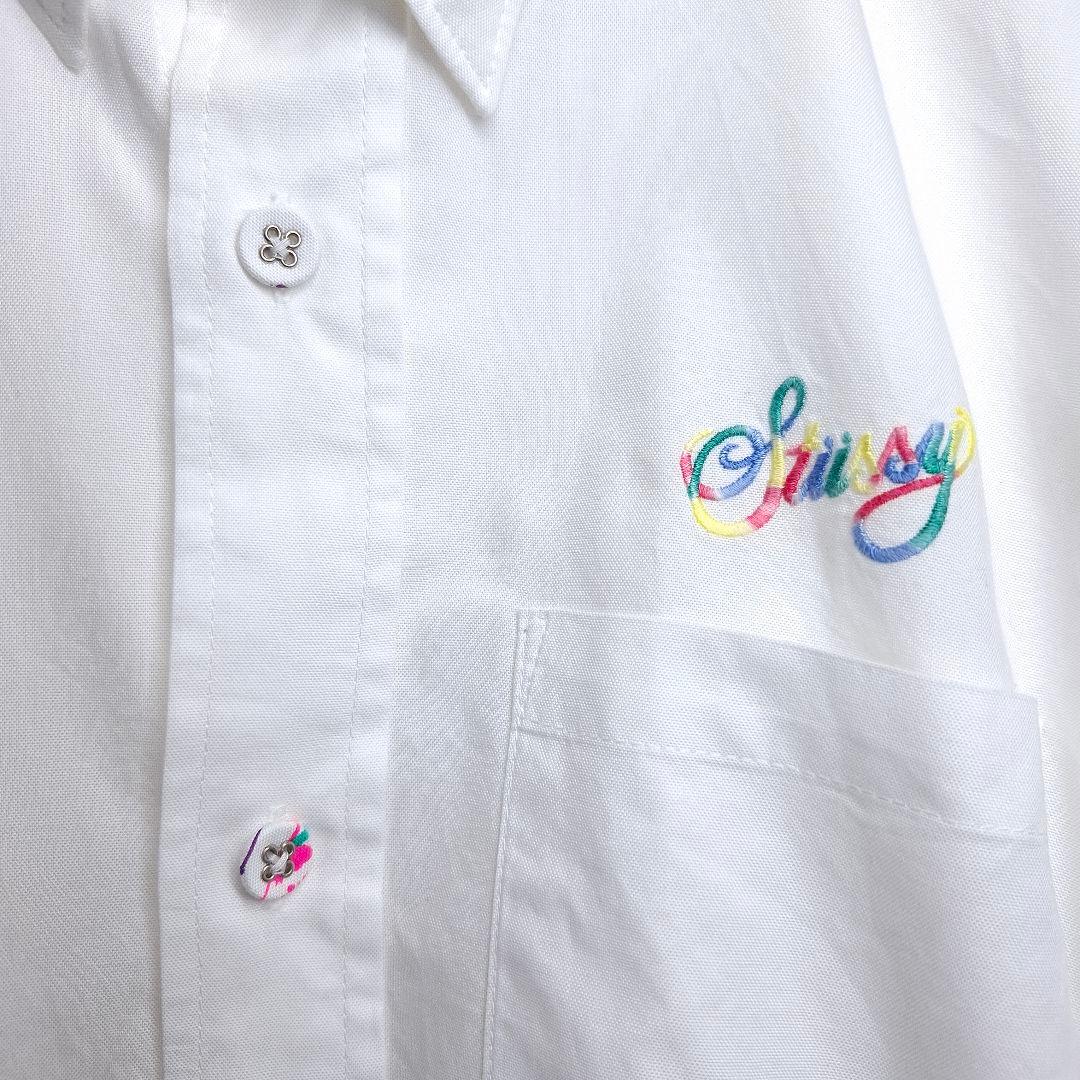 希少】STUSSY 札幌ステラプレイス 5周年 店舗限定 シャツ 白 M