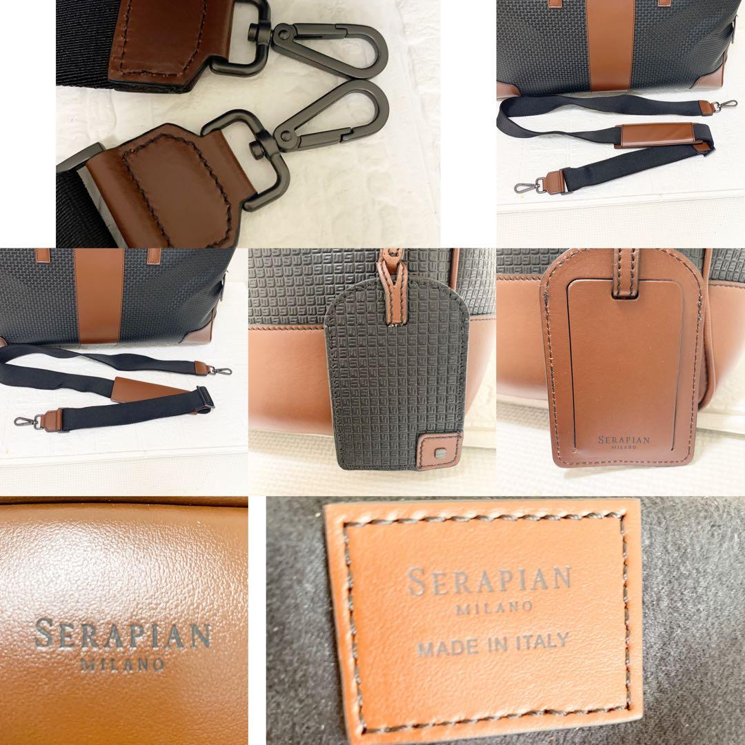 SERAPIAN セラピアン ボストンバッグPVC 2WAYダッフルバッグ - メルカリ