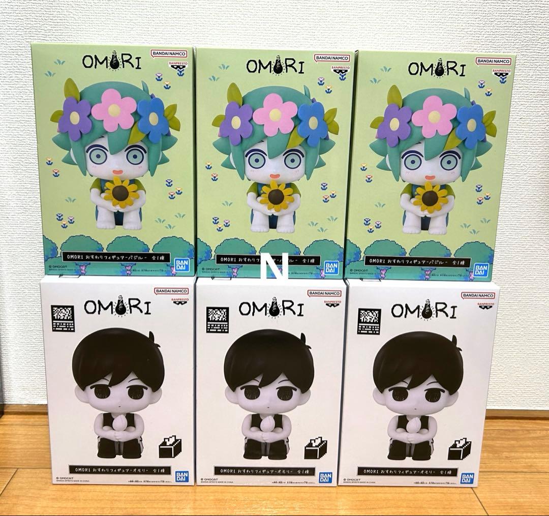 OMORI おすわりフィギュア オモリ バジル 計６個セット！ OMORI おすわりフィギュア-バジル-｜商品情報｜バンプレストナビサイト