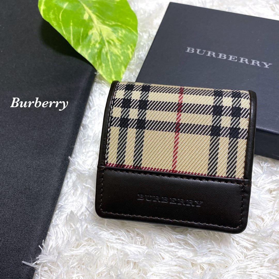 Burberry ケース　ノバチェック　ミニサイズ　お洒落　箱付き 楽天市場】【本物保証】 箱付 超美品 バーバリー BURBERRY チェック柄