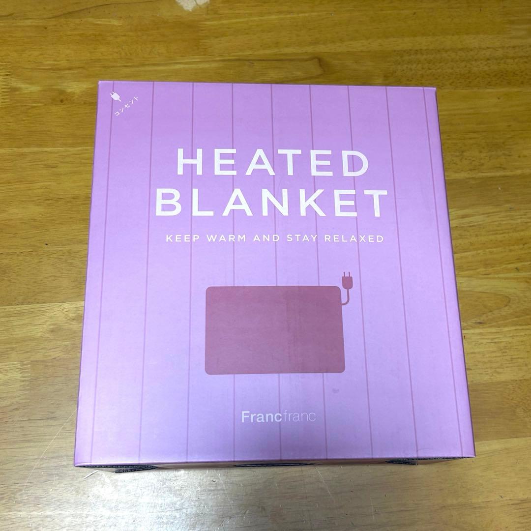 【未使用未開封】Francfranc ヒーター付きブランケット ピンク ヒーター付きブランケット ピンク | Francfranc（フランフラン）公式