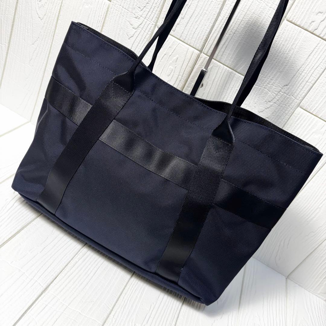 タグ付未使用 日本製 ワンダーバゲージ GOODMANSライトトート紺 A4可