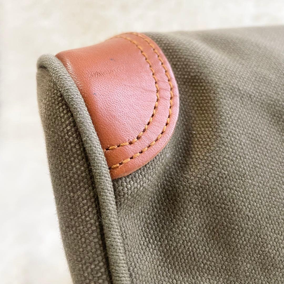 プーさん様専用 一澤信三郎帆布 ボストンバッグ オリーブ - メルカリ