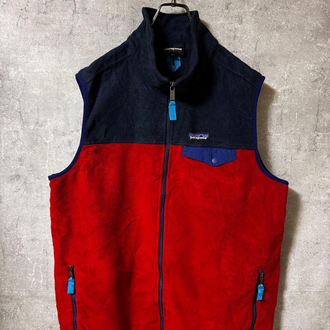 パタゴニア patagonia ベスト　フリース　シンチラ　赤　紺 PATAGONIA(パタゴニア) 15AW SYNCHILLA シンチラ フリース ベスト