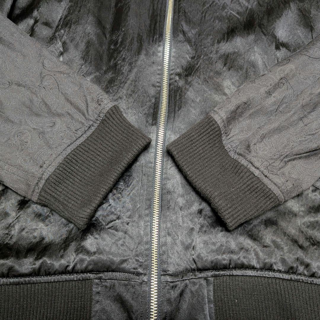 Black Weirdos Satin Jacket スカジャン XL 唾奇 - メルカリ