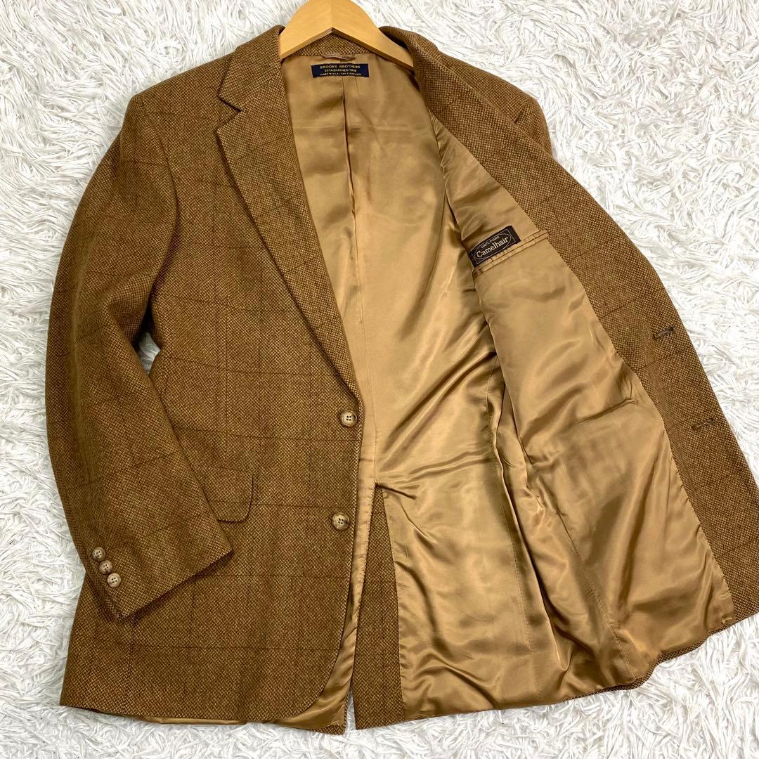 キャメル100%✨USA製ブルックスブラザーズヴィンテージツイードジャケットXL 楽天市場】ブルックスブラザーズ ツイードジャケットの通販