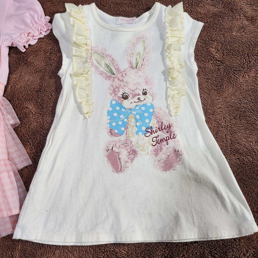 シャーリーテンプル くま うさぎ ワンピースセット - メルカリ